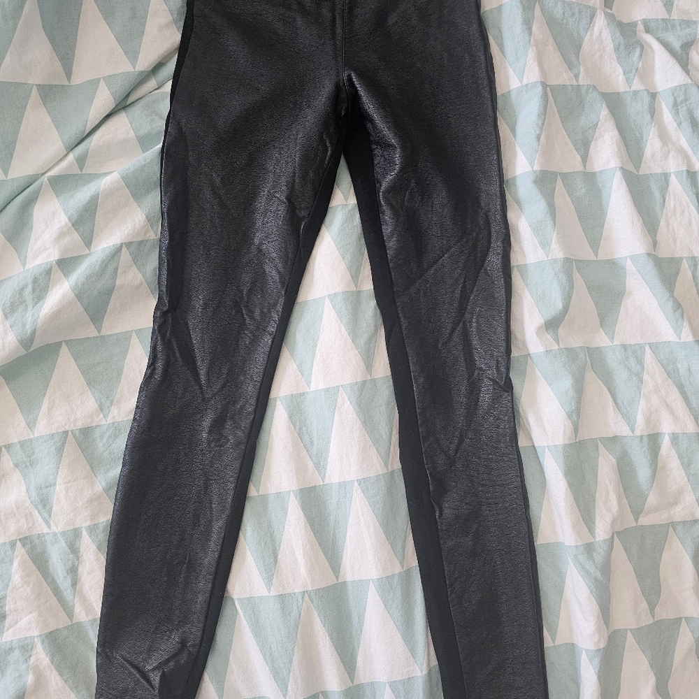 Club Monaco Leather Vegan Leggings